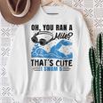 Swimmer Swimming Sweatshirt Gifts for Old Women