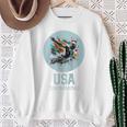 SWIMMING SPORT COMPETITIVE SWIM Raglan Baseball Tee Sweatshirt Gifts for Old Women