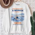 Swimming Never Underestimate A Woman Swim In Her Seventies Sweatshirt Gifts for Old Women Swimming Never Underestimate A Woman Swim In Her Seventies Sweatshirt Gifts for Old Women