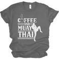 Coffee And Muay Thai Martial Arts Boxing Hobby Fighter Unisex Jersey T-Shirt, trending gift