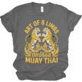 Cute Muay Thai Art For Men Women Kids Muay Thai Lovers Unisex Jersey T-Shirt, trending gift