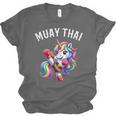 Cute Muay Thai Unicorn Unisex Jersey T-Shirt, trending gift