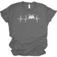 Drum Kit Cardiogram Drum Musician ECG Unisex Jersey T-Shirt, trending gift Drum Kit Cardiogram Drum Musician ECG Unisex Jersey T-Shirt, trending gift