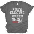 Fist Elbows Knees Shins Martial Arts Muay Thai Unisex Jersey T-Shirt, trending gift