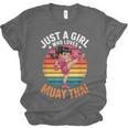 Girls Muay Thai Unisex Jersey T-Shirt, trending gift