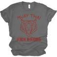 Great Muay Thai Tiger Kickboxing Martial Artist Unisex Jersey T-Shirt, trending gift
