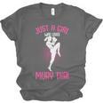 Just a Girl Who Loves Muay Thai Kids Girls Unisex Jersey T-Shirt, trending gift Just a Girl Who Loves Muay Thai Kids Girls Unisex Jersey T-Shirt, trending gift