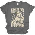 Kicks Of Fury Punches Of Precision Muay Thai Unisex Jersey T-Shirt, trending gift