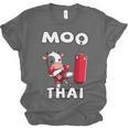 Moo Thai Muay Thai Thai Boxing For Kids Muay Thai Cow Unisex Jersey T-Shirt, trending gift