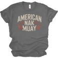 Muay Thai American Nak Fighter Identity Boxing Proud Sport Unisex Jersey T-Shirt, trending gift