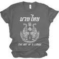 Muay Thai The Art Of 8 Limbs Martial Art Sak Yant Twin Tiger Unisex Jersey T-Shirt, trending gift