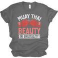 Muay Thai Beauty In Brutality Muay Thai Unisex Jersey T-Shirt, trending gift
