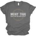 Muay Thai Begins And Ends With Respect Martial Arts Unisex Jersey T-Shirt, trending gift
