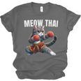 Muay Thai Cat Meow Thai Boxing Martial Art Kids Unisex Jersey T-Shirt, trending gift
