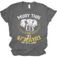 Muay Thai Elephant Martial Arts Thai Boxing Coach Lover Unisex Jersey T-Shirt, trending gift