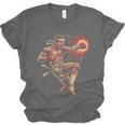 Muay Thai Fighter Southpaw Stance Minimal Silhouette Clean Unisex Jersey T-Shirt, trending gift
