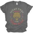 Muay Thai Fighter Vintage Tee Twin Tiger Art Of 8 Limbs Unisex Jersey T-Shirt, trending gift