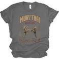 Muay Thai Nak Muay Vintage Thai Boxing Warrior Art Unisex Jersey T-Shirt, trending gift