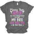 Muay Thai Sister Definition Muay Thai Sis Unisex Jersey T-Shirt, trending gift