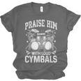 Praise Him With Loud Cymbals Psalm 150-5 Vintage Drum Kit Unisex Jersey T-Shirt, trending gift Praise Him With Loud Cymbals Psalm 150-5 Vintage Drum Kit Unisex Jersey T-Shirt, trending gift