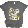 Punch Hard Eat Tacos Professional Boxer Muay Thai Boxing Unisex Jersey T-Shirt, trending gift Punch Hard Eat Tacos Professional Boxer Muay Thai Boxing Unisex Jersey T-Shirt, trending gift
