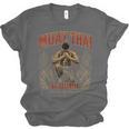 Retro Thailand Muay Thai Thai Boxing Fighter Art Unisex Jersey T-Shirt, trending gift