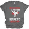 Rock Paper Scissors Head Kick I Win Muay Thai Unisex Jersey T-Shirt, trending gift