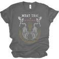 Twin Tiger Sak Yant Muay Thai Fighter Tee Martial Art Unisex Jersey T-Shirt, trending gift