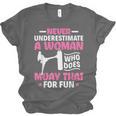 Never Underestimate A Woman Thai Boxing Muay Thai Fighter Unisex Jersey T-Shirt, trending gift Never Underestimate A Woman Thai Boxing Muay Thai Fighter Unisex Jersey T-Shirt, trending gift