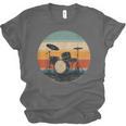 Vintage Drum Kit Silhouette Retro Music Unisex Jersey T-Shirt, trending gift Vintage Drum Kit Silhouette Retro Music Unisex Jersey T-Shirt, trending gift