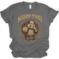 Vintage Muay Thai Gym Thai Boxing Training Fighter Panda Unisex Jersey T-Shirt, trending gift