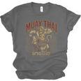 Vintage Muay Thai Spirit Thai Boxing Fighter Soul Monkey Unisex Jersey T-Shirt, trending gift