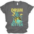 Women's Cute Drummer Cat Drum Kitten Unisex Jersey T-Shirt, trending gift Women's Cute Drummer Cat Drum Kitten Unisex Jersey T-Shirt, trending gift