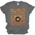 Women's Drum Kit With Leaves Fall Drummer Autumn Musician Unisex Jersey T-Shirt, trending gift
