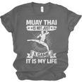 Women's Muay Thai Muay Thai Is Not Just a Game It Is My Life Unisex Jersey T-Shirt, trending gift