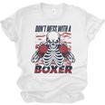 Don't Mess With A Boxer Kickboxer Fan Muay Thai Boxing Unisex Jersey T-Shirt, trending gift