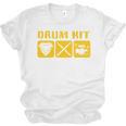 Drum Kit Band Drumming Drumsticks Musical Drums Unisex Jersey T-Shirt, trending gift Drum Kit Band Drumming Drumsticks Musical Drums Unisex Jersey T-Shirt, trending gift