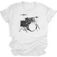 Drum Kit Drummer Band Musical Instrument Rock Music Raglan Baseball Tee Unisex Jersey T-Shirt, trending gift