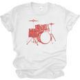 Drum Kit Drummer Band Musical Instrument Rock Music Unisex Jersey T-Shirt, trending gift
