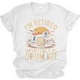 I'm Retired My Only Boss Is My Drum Kit Drums Drummer Raglan Baseball Tee Unisex Jersey T-Shirt, trending gift I'm Retired My Only Boss Is My Drum Kit Drums Drummer Raglan Baseball Tee Unisex Jersey T-Shirt, trending gift