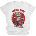 Meow Thai Funny Muay Thai And Cats Lover Unisex Jersey T-Shirt, trending gift Meow Thai Funny Muay Thai And Cats Lover Unisex Jersey T-Shirt, trending gift