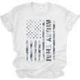 Muay Thai American Flag Camo Military Patriotic Unisex Jersey T-Shirt, trending gift