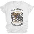 Muay Thai Fighter MMA Full Contact Retro Kickboxing Unisex Jersey T-Shirt, trending gift Muay Thai Fighter MMA Full Contact Retro Kickboxing Unisex Jersey T-Shirt, trending gift