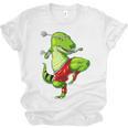 T-Rex Dinosaur Muay Thai Boxing Karate Martial Arts Kung Fu Unisex Jersey T-Shirt, trending gift