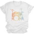 Vintage Drummer Drum Kit Unisex Jersey T-Shirt, trending gift