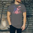 American Flag Drum Kit Patriotic US Drum Art Unisex Jersey T-Shirt