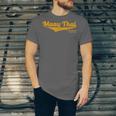Distressed Muay Thai Kickboxing MMA BJJ Thailand T-Shirt Unisex Jersey T-Shirt
