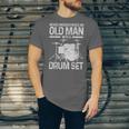 Drummer Drum Kit Vintage Drummer Unisex Jersey T-Shirt Drummer Drum Kit Vintage Drummer Unisex Jersey T-Shirt