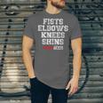 Fist Elbows Knees Shins Martial Arts Muay Thai Unisex Jersey T-Shirt