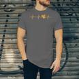 Great Drum Kit Heartbeat Drummer Unisex Jersey T-Shirt